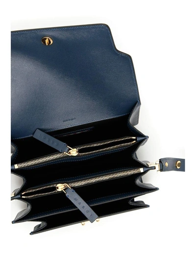 Shop Marni Trunk Bag In Orion Blueblu