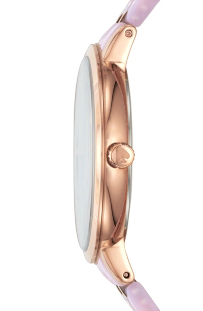 Shop Kate Spade Monterey Crystal Dial Bracelet Watch, 38mm In Blush/ Pink/ Rose Gold/ Mop