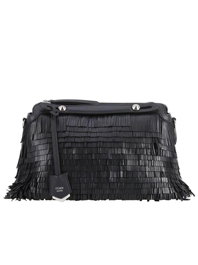 Shop Fendi Mini Bag Shoulder Bag Women  In Black