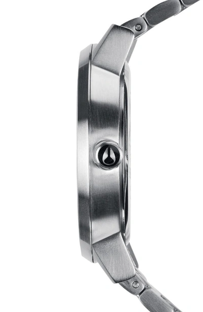 Shop Nixon 'the Kensington' Bracelet Watch, 37mm In Silver/ Black/ Silver