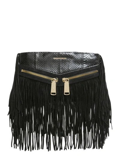 Shop Dsquared2 Rock Clutch In Nero