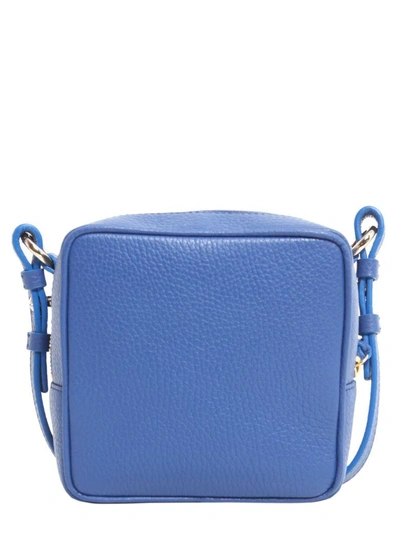 Shop Sara Battaglia Cube Crossbody Bag In Blu