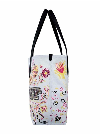 Shop Burberry Doodle Tote In White