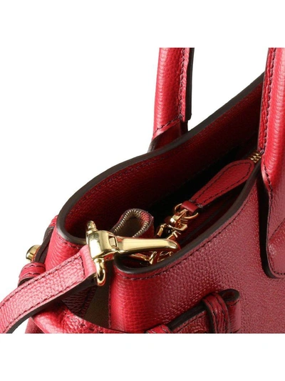 Shop Burberry Handbag Shoulder Bag Women  In Red