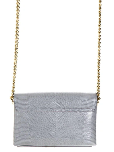 Shop Dolce & Gabbana Dg Millennials Bag In Leather In Grey