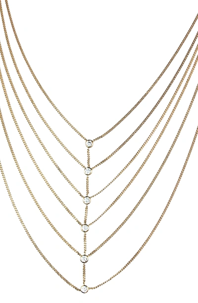 Shop Jules Smith Layered Necklace In Gold