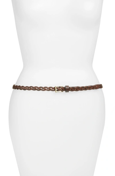 Shop Elise M Lawrence Braided Leather Belt In Capp