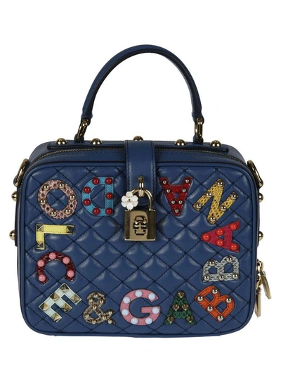 Shop Dolce & Gabbana Dolce Soft Shoulder Bag In Marine