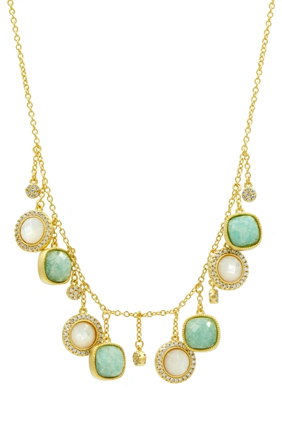 Shop Freida Rothman Amazonian Allure Frontal Necklace In Gold