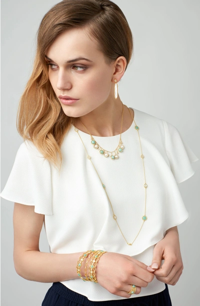 Shop Freida Rothman Amazonian Allure Frontal Necklace In Gold