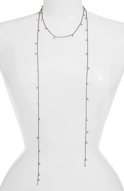 Shop Jules Smith 'marlin' Choker Necklace In Gunmetal/ Gold