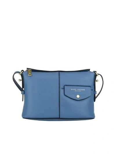 Shop Marc Jacobs Side Sling Bag In Vintage Blue