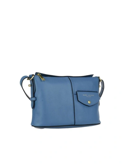 Shop Marc Jacobs Side Sling Bag In Vintage Blue