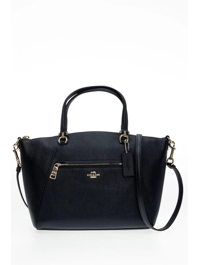 Shop Coach Leather Bag  In Blue