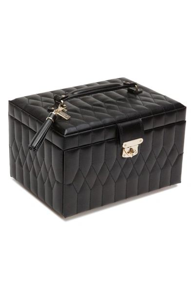 Wolf 'caroline' Jewelry Case In Black
