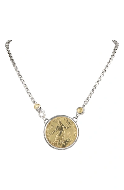 Shop Konstantino Gaia Sirene Necklace In Silver/ Gold