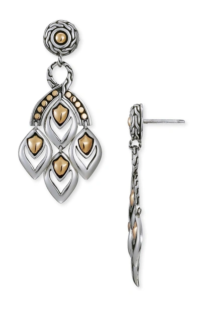 Shop John Hardy 'naga' Mini Chandelier Earrings In Silver / Gold