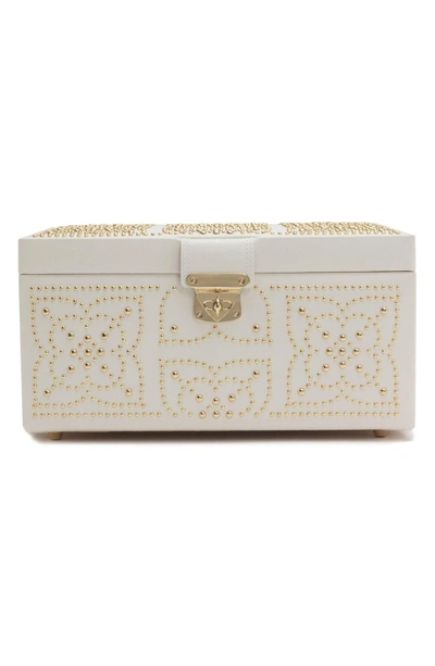 Shop Wolf 'marrakesh' Jewelry Box - Ivory In Cream