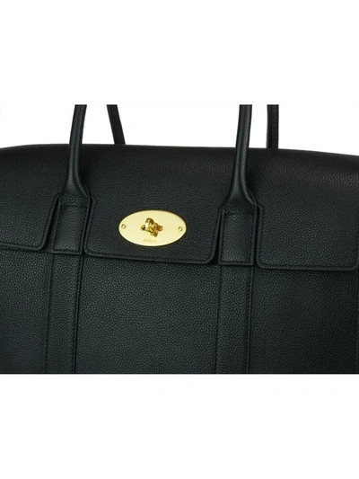 Shop Mulberry Small Bayswater Bag In Black