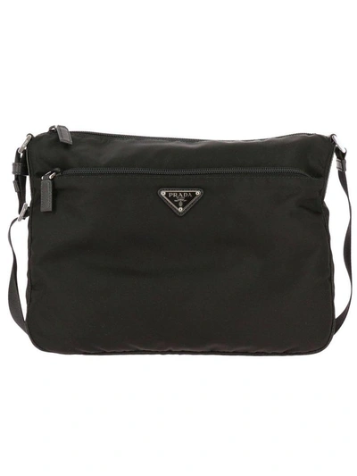 Shop Prada Crossbody Bags Shoulder Bag Women  In Black