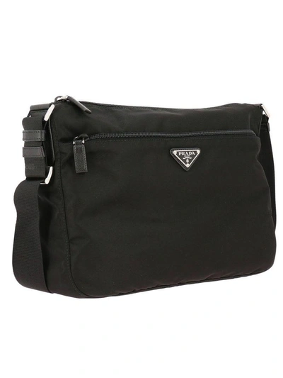 Shop Prada Crossbody Bags Shoulder Bag Women  In Black