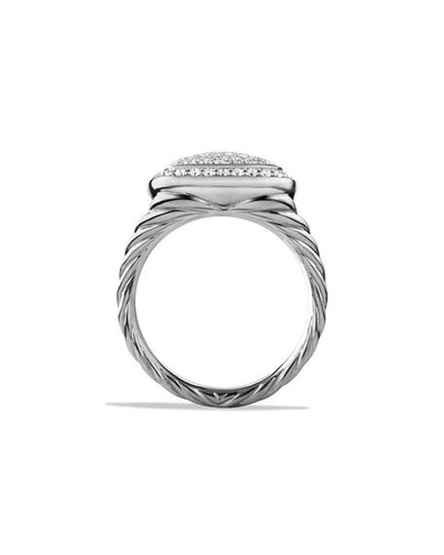 Shop David Yurman 11mm Albion Ring With Diamonds