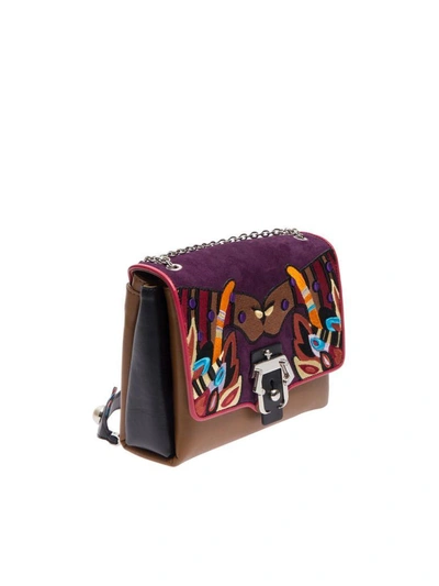 Shop Paula Cademartori Alice Leather Bag In Multicolor