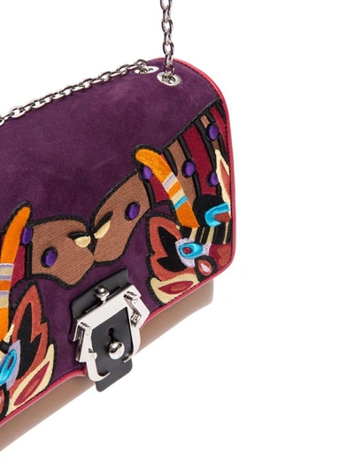 Shop Paula Cademartori Alice Leather Bag In Multicolor