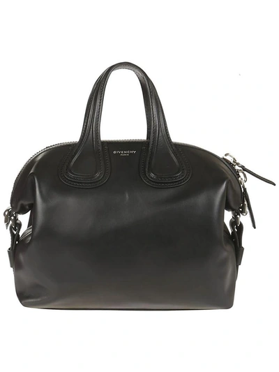 Shop Givenchy Nightingale Tote In Nero