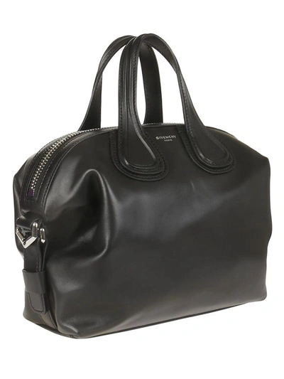 Shop Givenchy Nightingale Tote In Nero