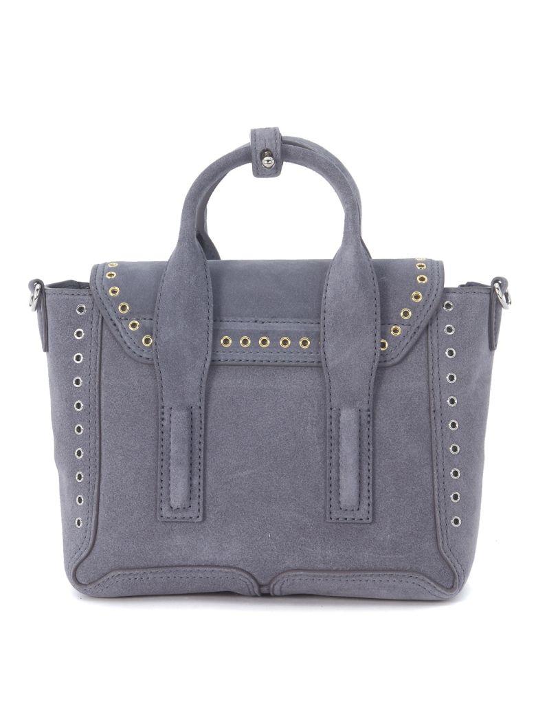 3.1 Phillip Lim Pashli Mini Grey Suede Handbag In Blu | ModeSens