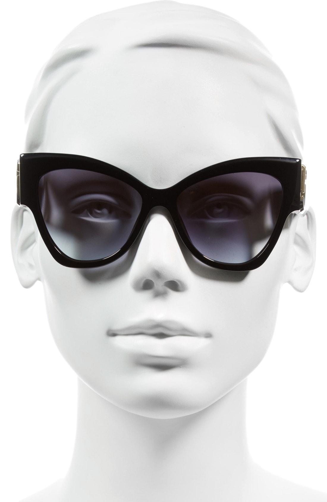 Marc Jacobs 54mm Oversized Sunglasses - Black | ModeSens