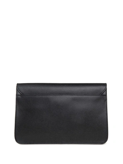 Shop Furla Metropolis Small Grained-leather Shoulder Bag In Onyx