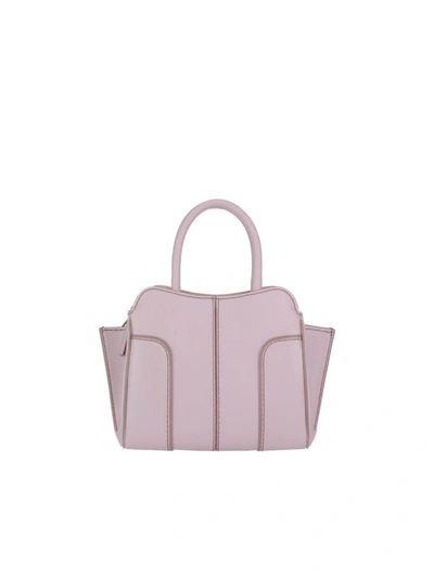Shop Tod's Mini Sella Bag In Pink