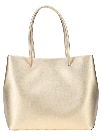 Shop Marc Jacobs Ew Tote In Gold