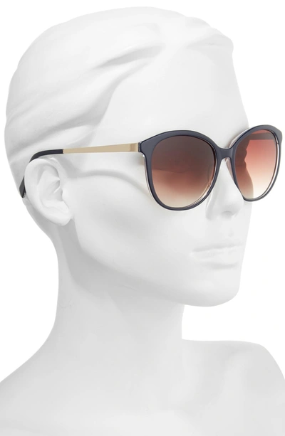 Shop Draper James 56mm Gradient Lens Sunglasses - Blue