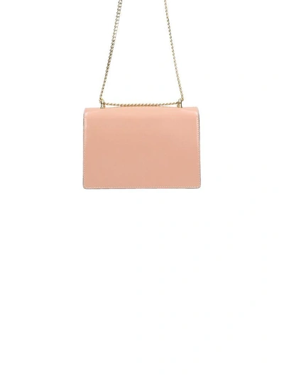 Shop Balmain Shiny Bbox Shoulder Bag In Rose-pink