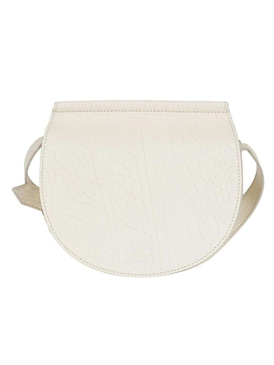 Shop Givenchy Infinity Saddle Shoulder Bag In Bianco