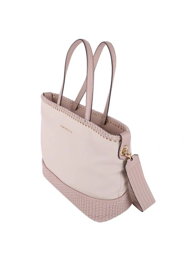 Shop Trussardi Mimosa Tote Bag In Ivory
