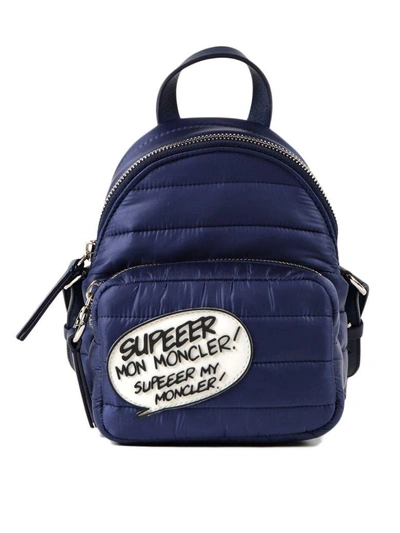 Shop Moncler Kilia Shoulder Bag In Navy
