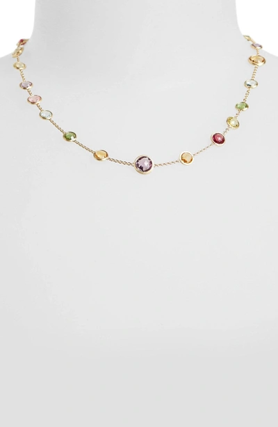 Shop Marco Bicego 'mini Jaipur' Station Necklace In Multi
