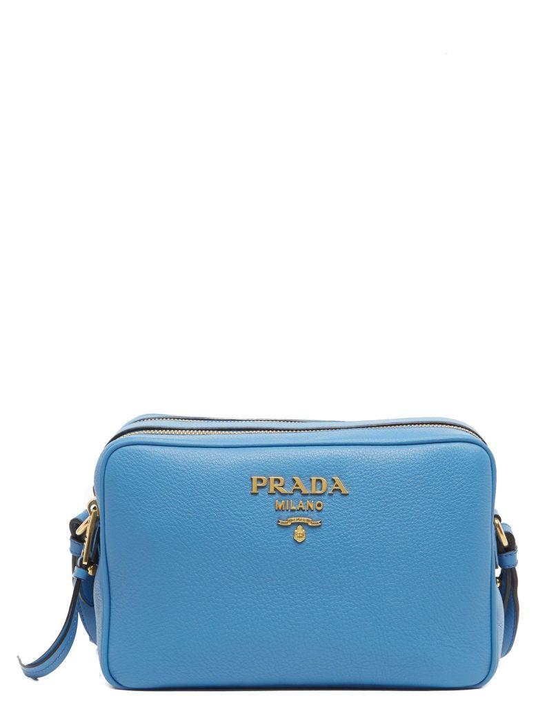 light blue prada purse