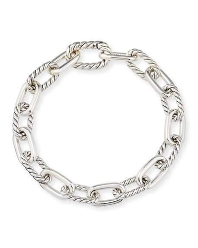 Shop David Yurman Dy Madison Chain Bracelet In Silver, 8.5mm