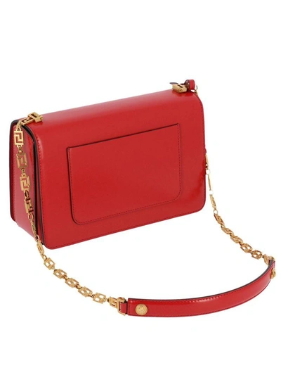 Shop Versace Crossbody Bags Shoulder Bag Women  In Red
