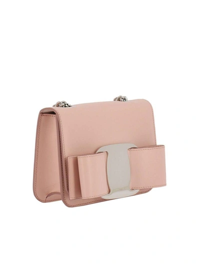 Shop Ferragamo Mini Bag Shoulder Bag Women Salvatore  In Pink