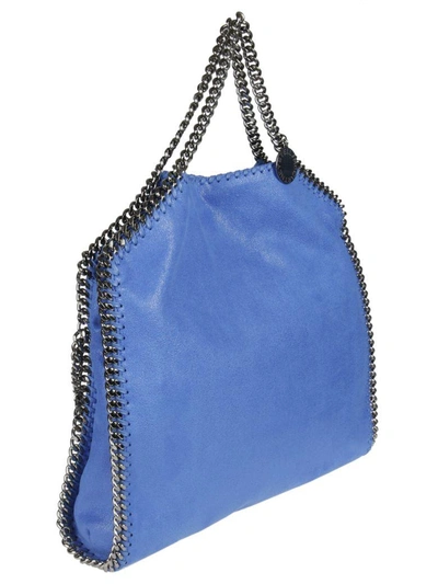 Shop Stella Mccartney Falabella Tote In Blue