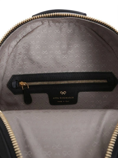 Shop Anya Hindmarch Eyes Mini Backpack In Nero