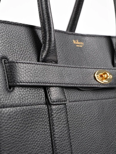 Shop Mulberry Bayswater Tote In Ablack