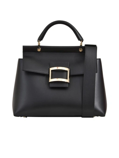 Shop Roger Vivier Viv Cabas Tote In Black