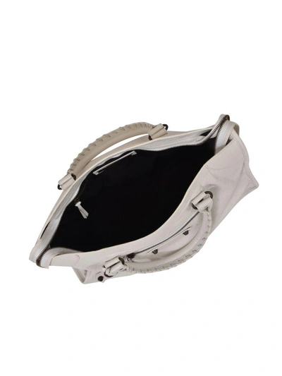 balenciaga white city bag